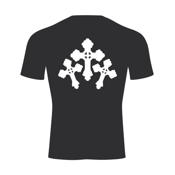 Black Triple Cross Compression